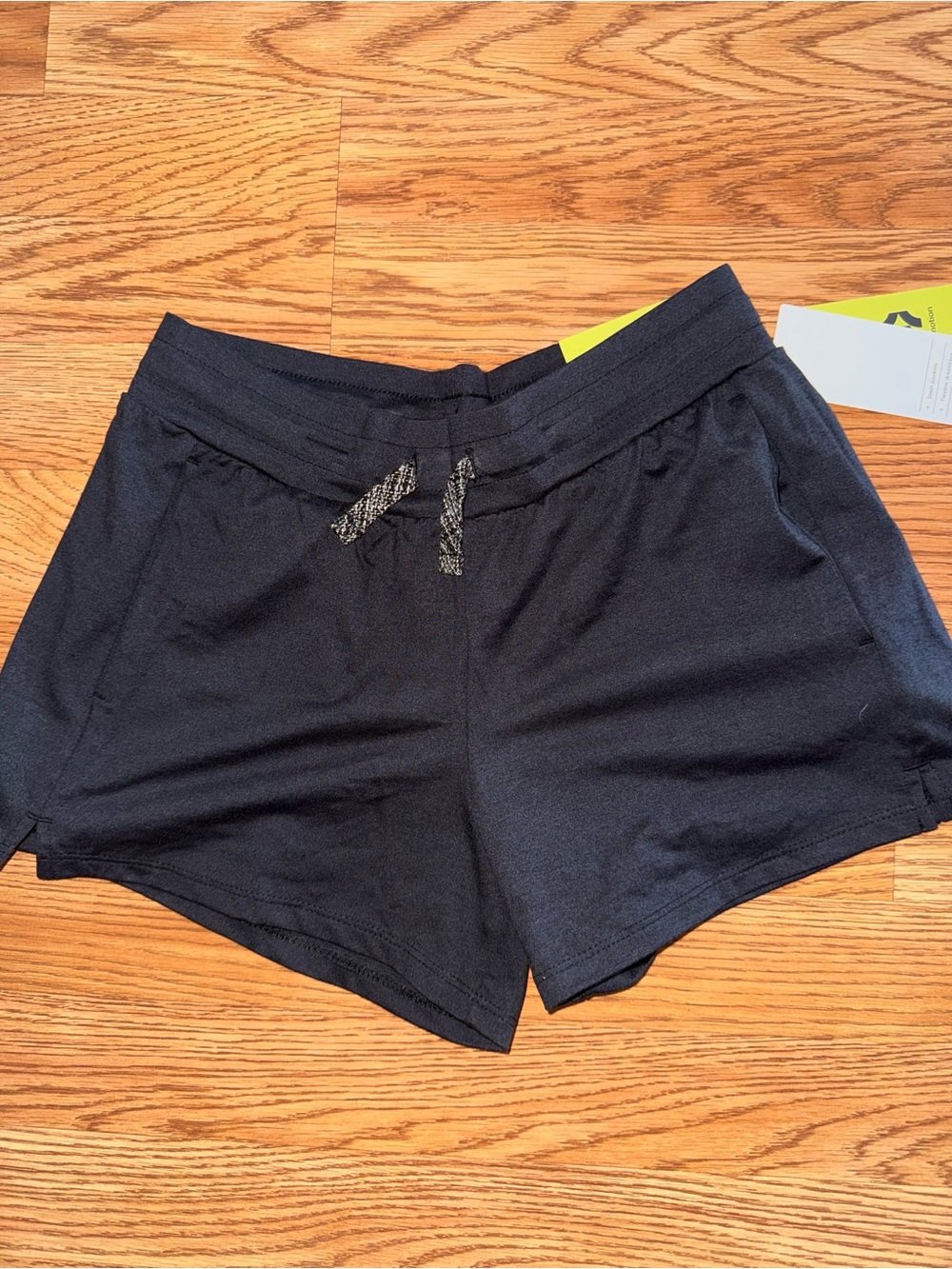 All in Motion Girls’ Black Athletic Shorts Size L (10/12) NWT